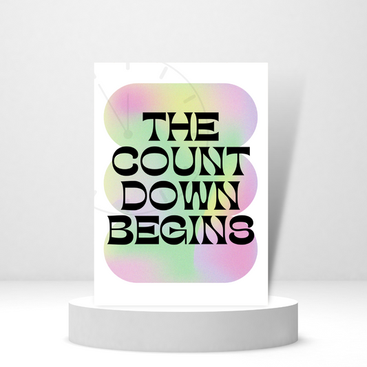 The Countdown Begins - Personalized Greeting Card for Someone in Jail or Prison