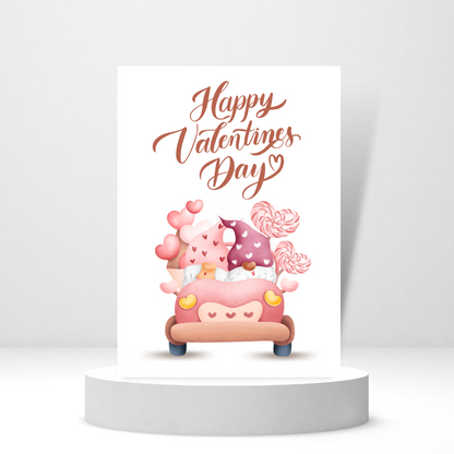 Gnomes | Happy Valentine's Day - Personalized Greeting Card for Someone in Jail or Prison