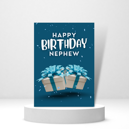 Happy Birthday Nephew - Personalized Greeting Card for Someone in Jail or Prison