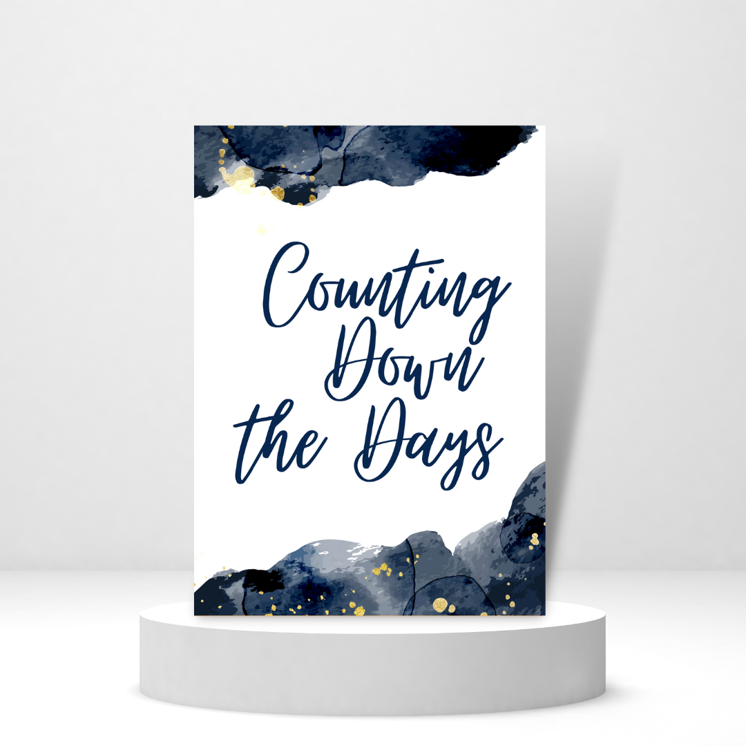 Counting Down the Days - Personalized Greeting Card for Someone in Jail or Prison