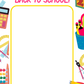 Back to School Photo Card | School Supplies