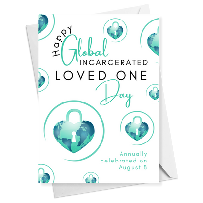 Happy Global Incarcerated Loved One Day - Personalized Greeting Card for Someone in Jail or Prison