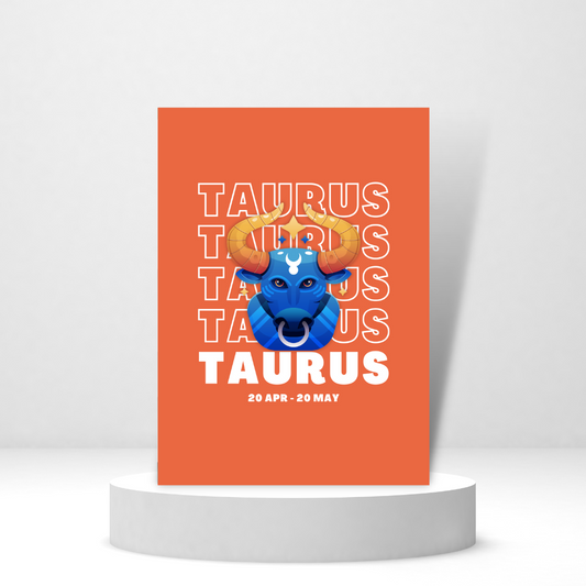 Taurus Taurus Taurus - Personalized Greeting Card for Someone in Jail or Prison