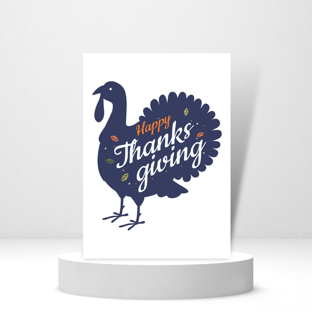 Happy Thanksgiving - Personalized Greeting Card for Someone in Jail or Prison
