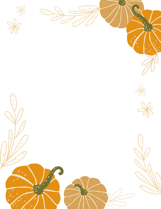 Fall - Letter - Pumpkins