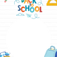 Back to School Photo Card | Paper Planes