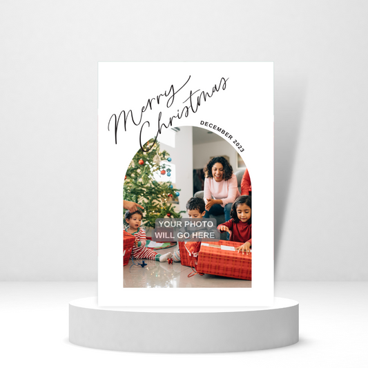 Classic Merry Christmas Photo Card | Christmas Card