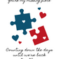 You're My Missing Piece | Love Card