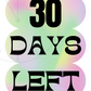 30 Days Left Countdown