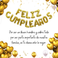 Feliz Cumpleaños - Globos de Oro