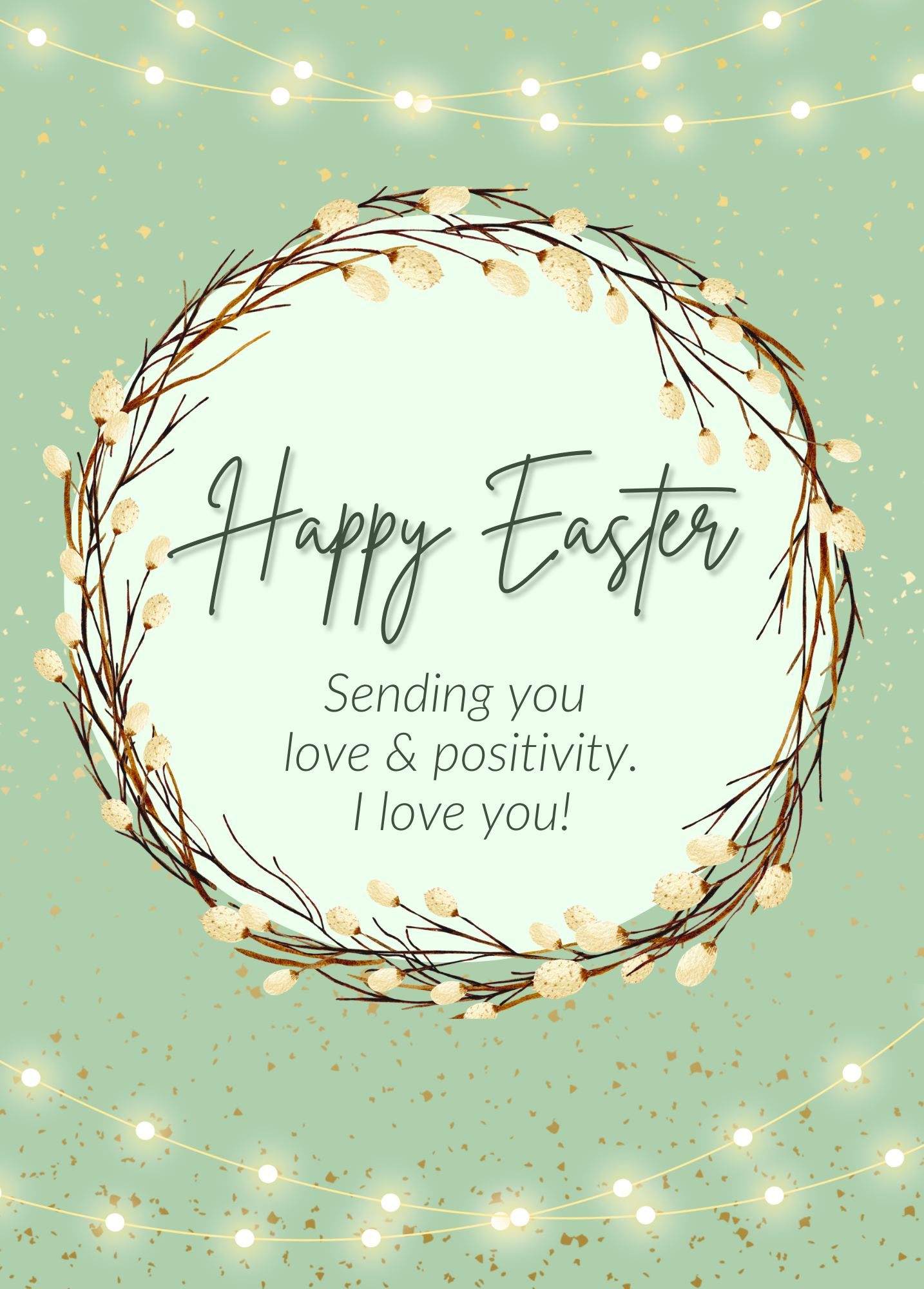 Love & Positivity | Easter Card