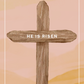 He is Risen | Easter Cross Card