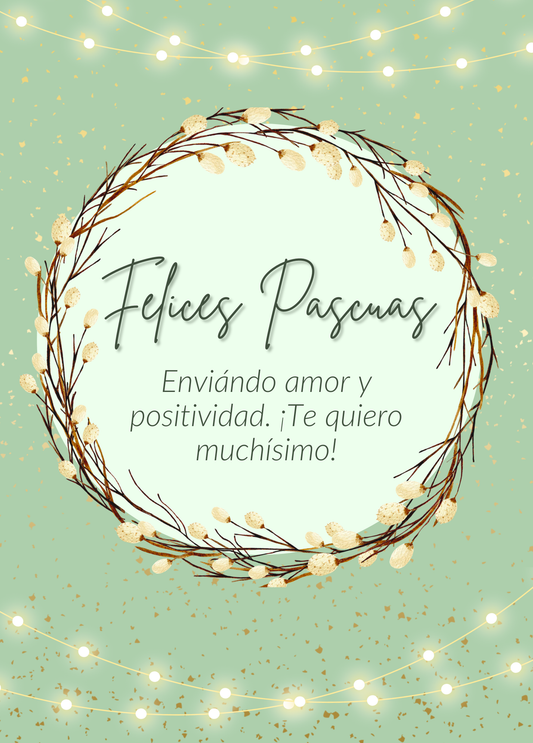 Felices Pascuas | Tarjeta de Pascua