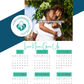 Love Never Gives Up (Deep Blue) | GILO Day 6-Month Photo Calendar