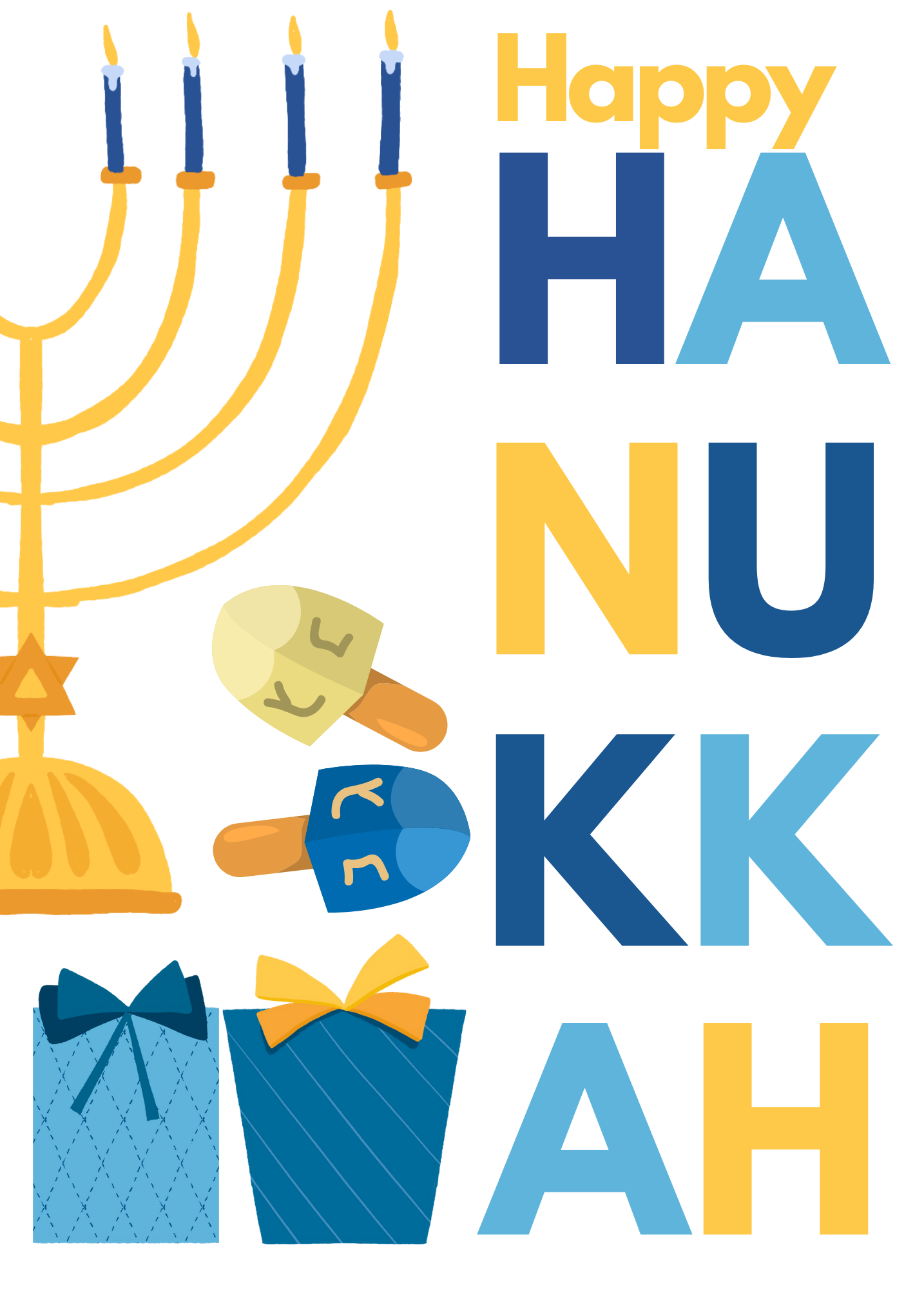 Happy Hanukkah | Hannukah Card