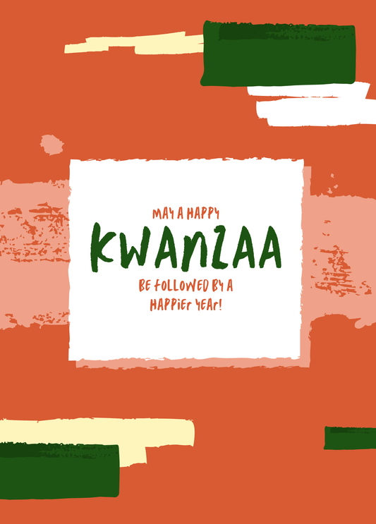 Happy Kwanzaa + Happy New Year | Kwanzaa Card