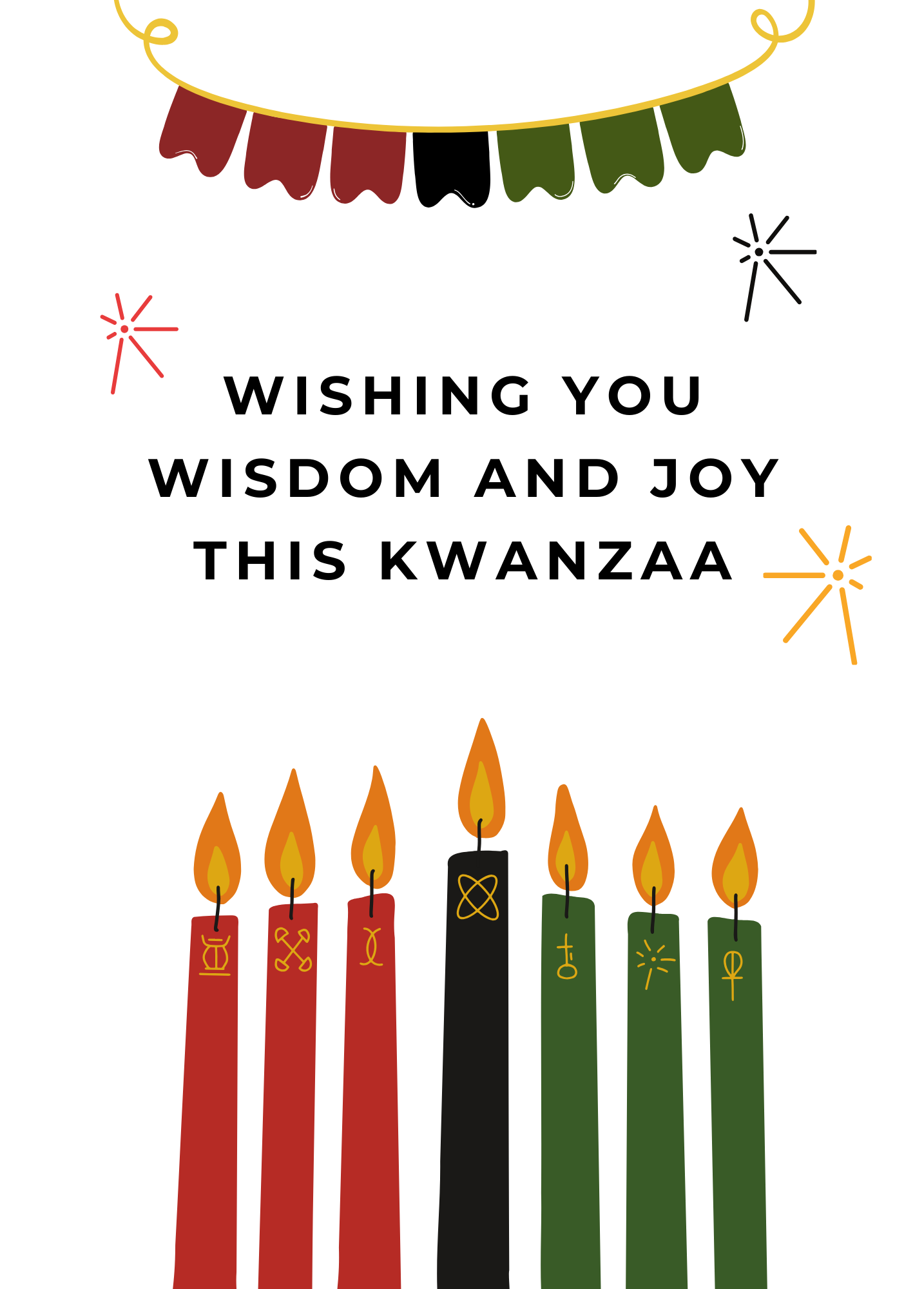 Wishing You Wisdom and Joy This Kwanzaa | Kwanzaa Cards