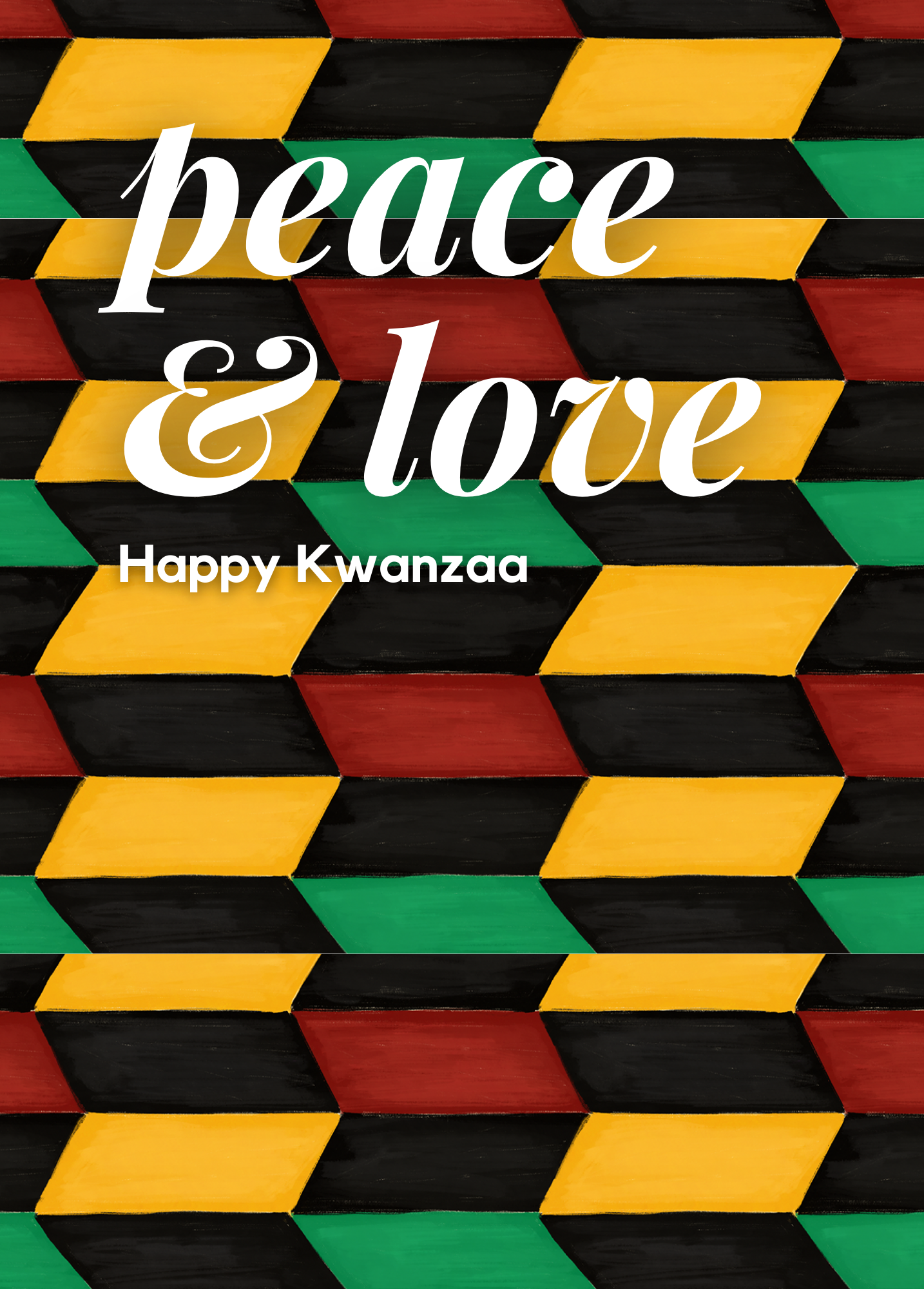 Peace and Love | Kwanzaa Card