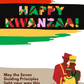 May The Seven Guiding Principles Light Your Way | Kwanzaa Card