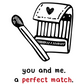 Perfect Match | Love Card