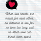 No Distance is Too Far | Love Card
