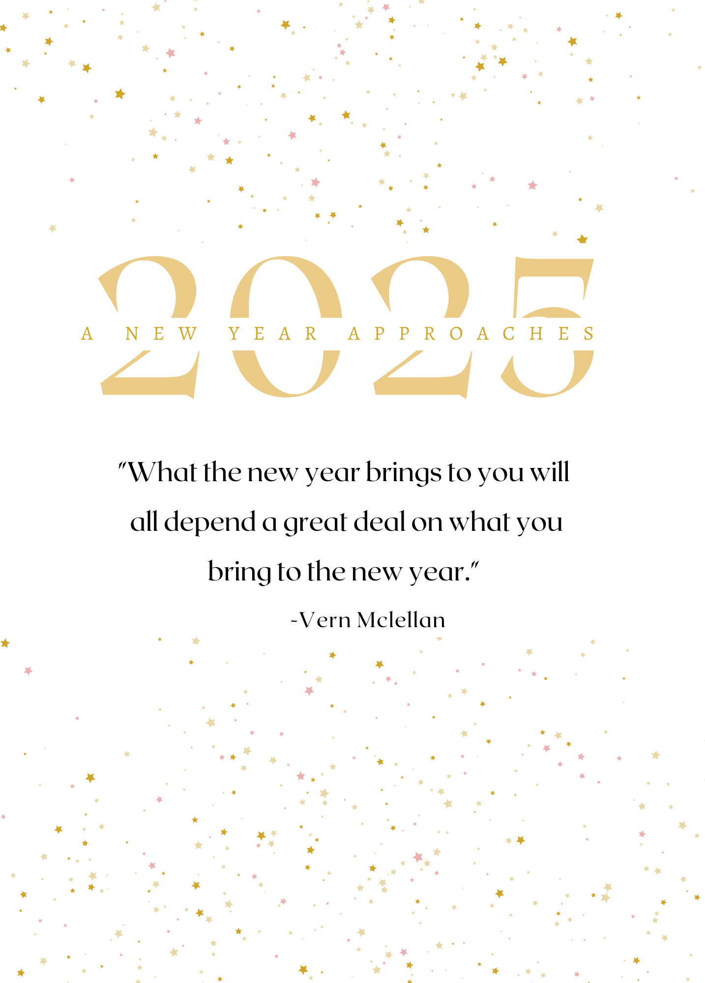 A New Year Approaches...2025 | New Year Card