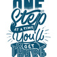 One Step at a Time | Encouragement Card