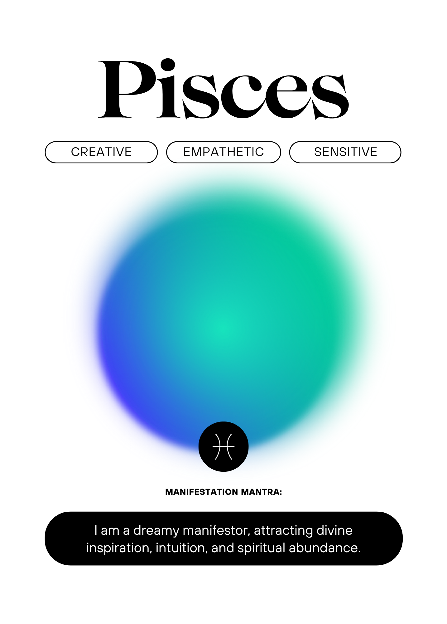 Pisces Mantra | Astrology Card