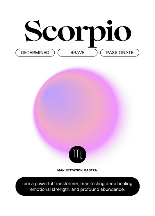 Scorpio Mantra | Astrology Cards