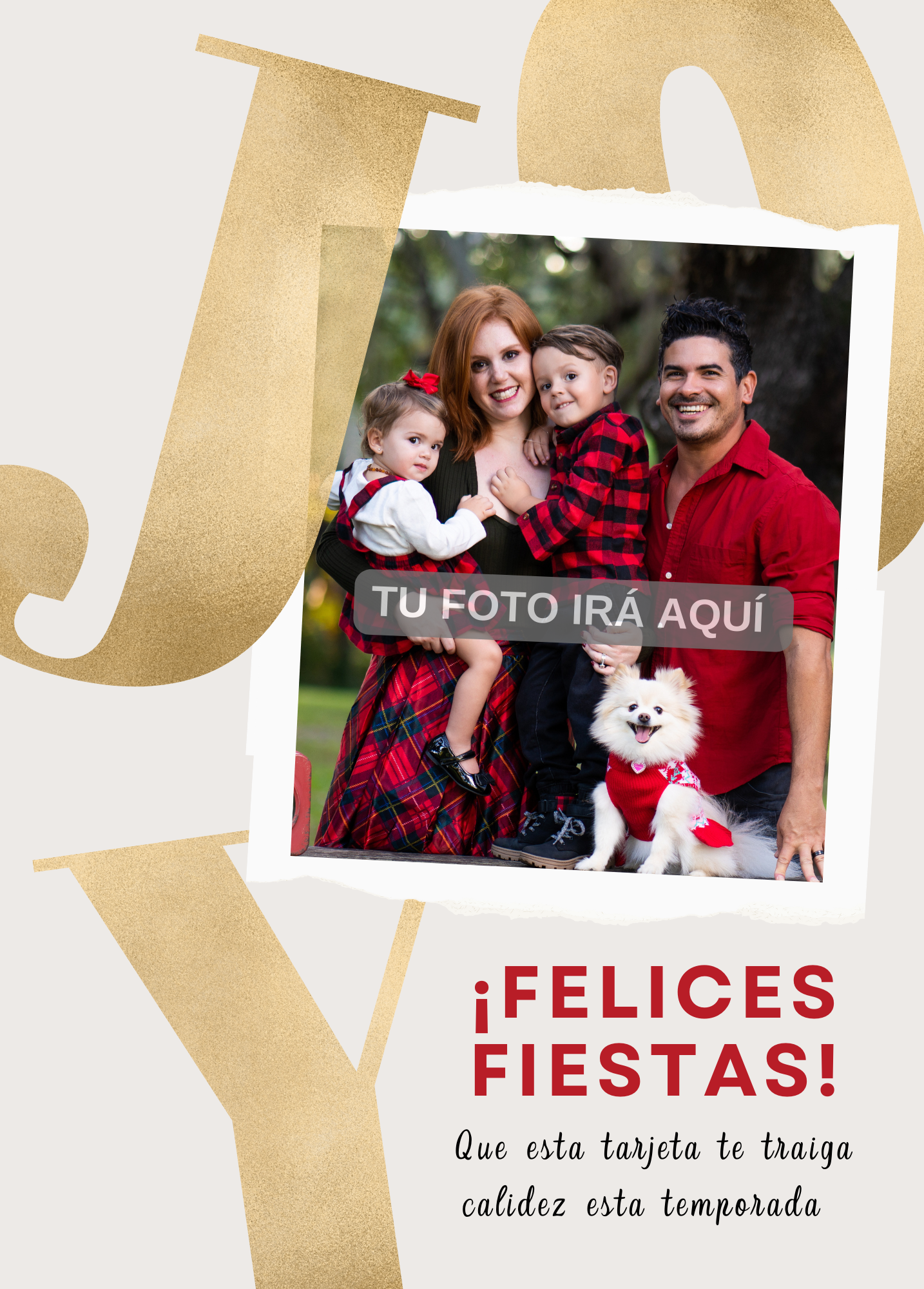 ¡Felices Fiestas! - Personalized Greeting Card for Someone in Jail or Prison