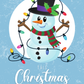 This Christmas is Lit- Snowman | Christmas Card