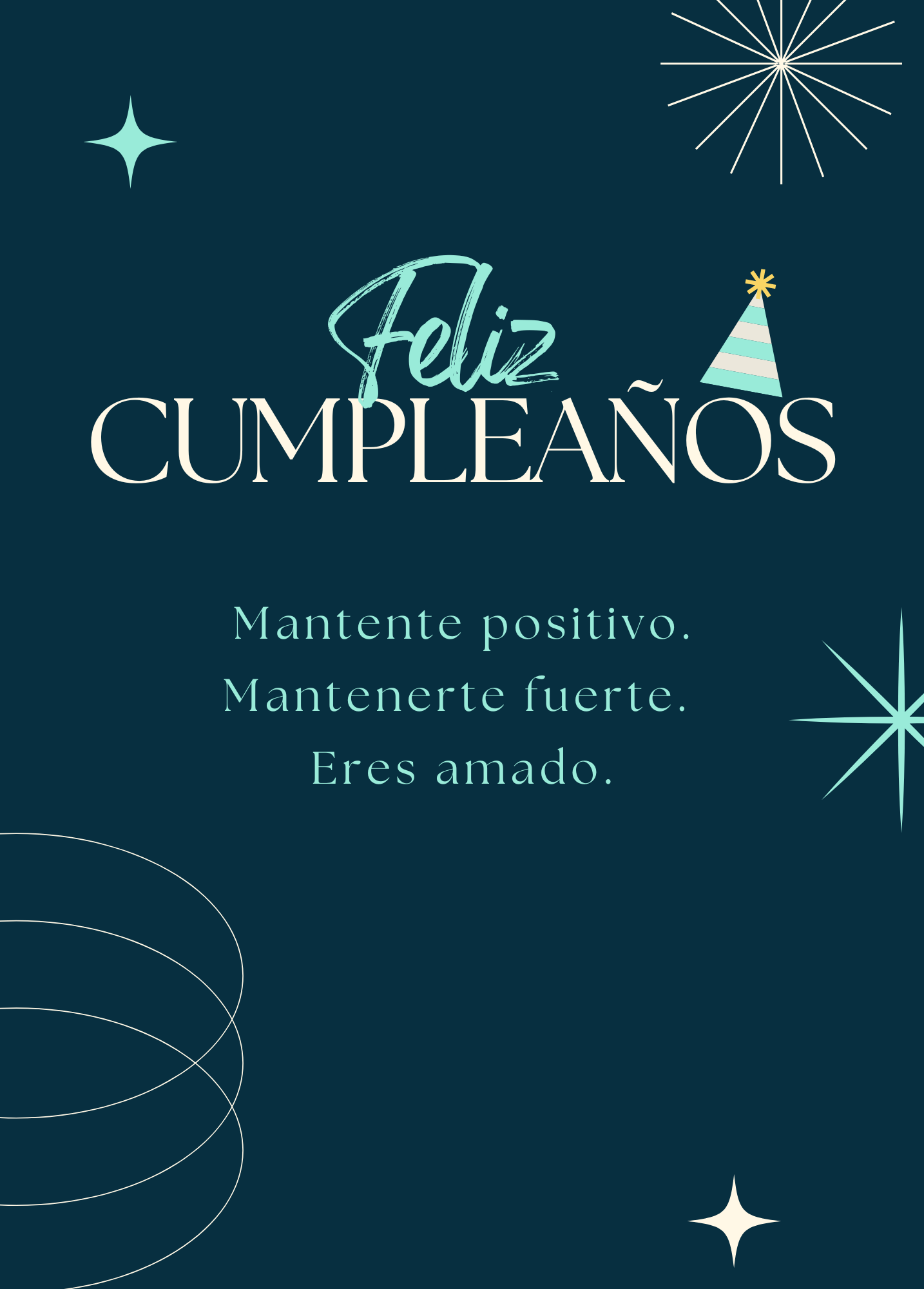 Feliz Cumpleaños - Mantente Positivo