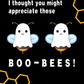 I Thought You Might Appreciate These Boo-Bees | Halloween Card