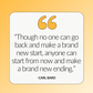 Start From Now and Make a Brand New Ending | Motivational Quote Card