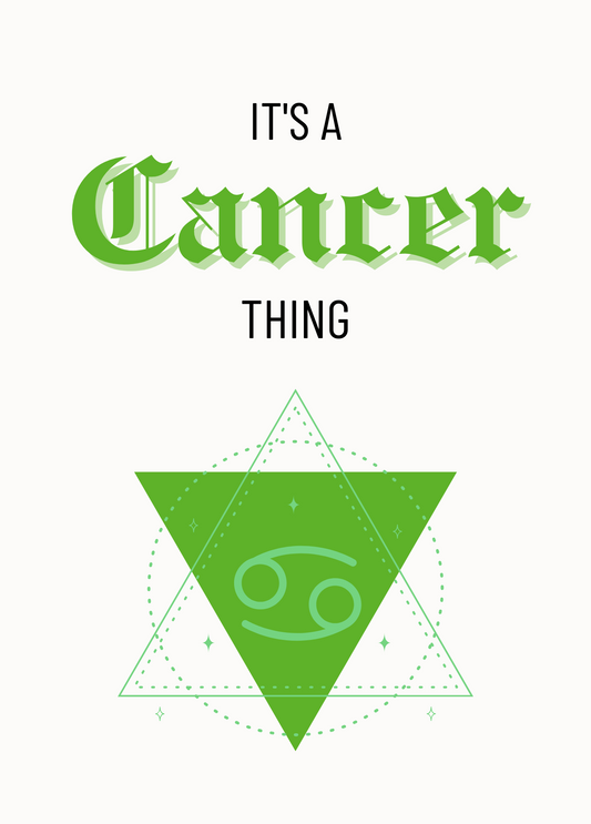 It's a Cancer Thing - Personalized Greeting Card for Someone in Jail or Prison