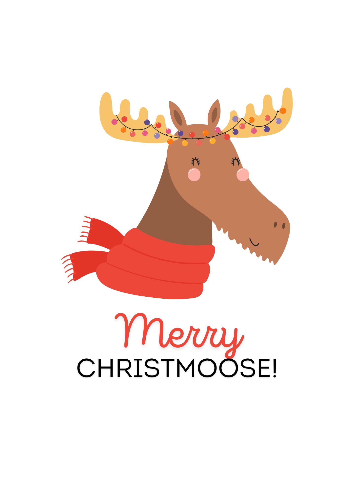 Merry Christmoose! | Christmas Card