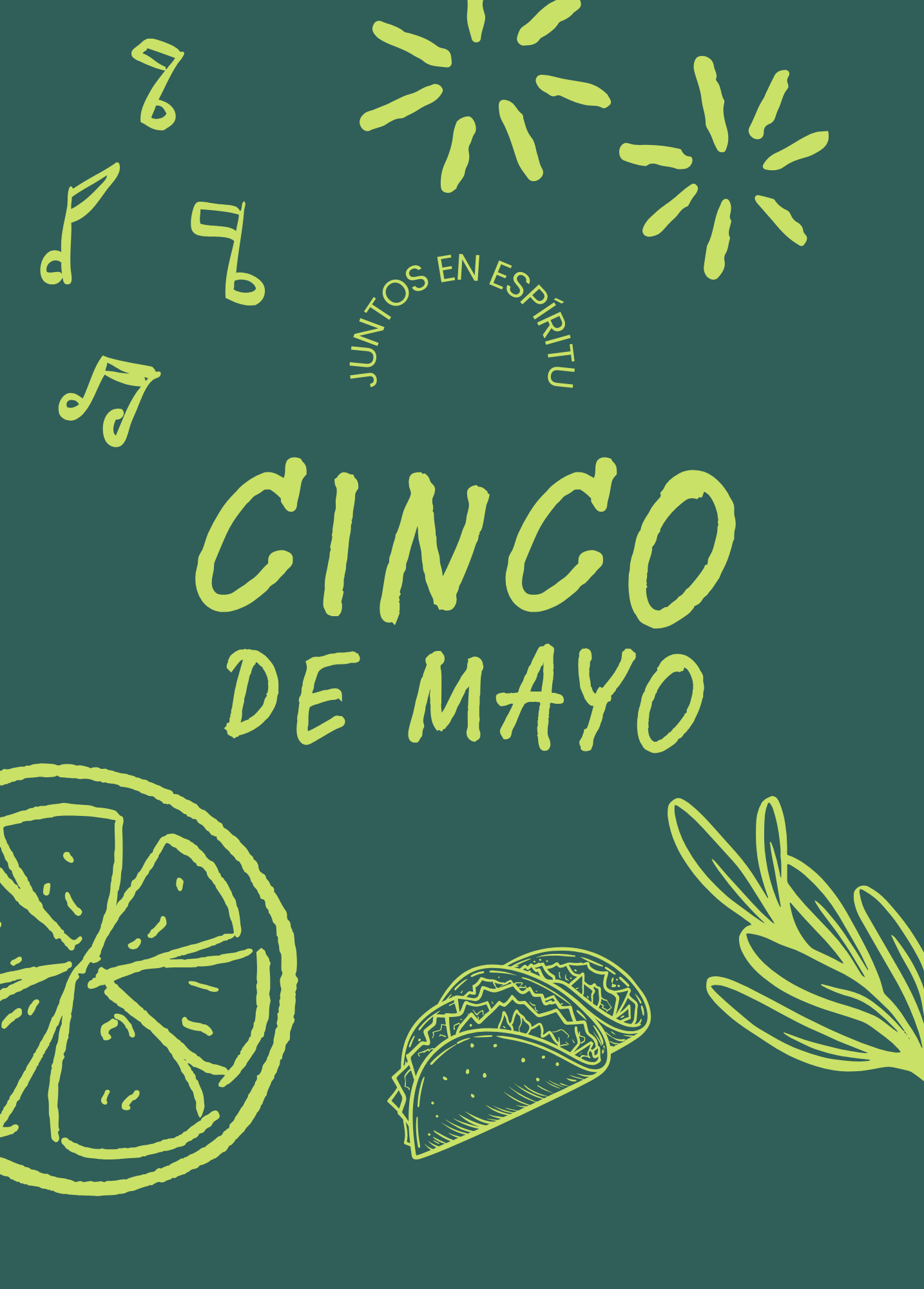 Juntos en Espíritu (Cinco de Mayo) | Tarjetas en español