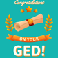 Congratulations on your GED! | Graduation Congratulations Card