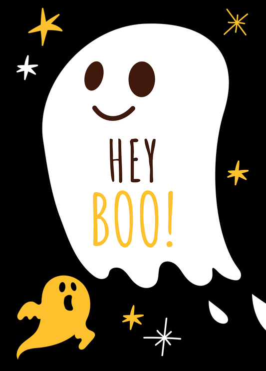 Hey Boo! | Halloween Card