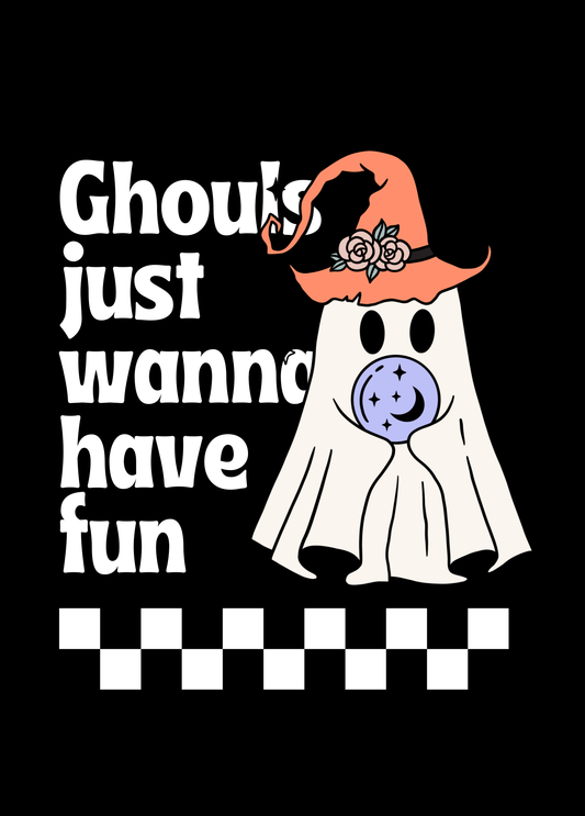 Ghouls Just Wanna Have Fun | Halloween Card