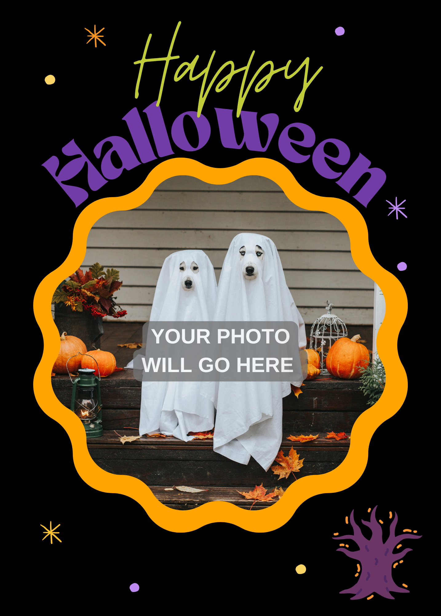 Happy Halloween Photo Card | Halloween Card