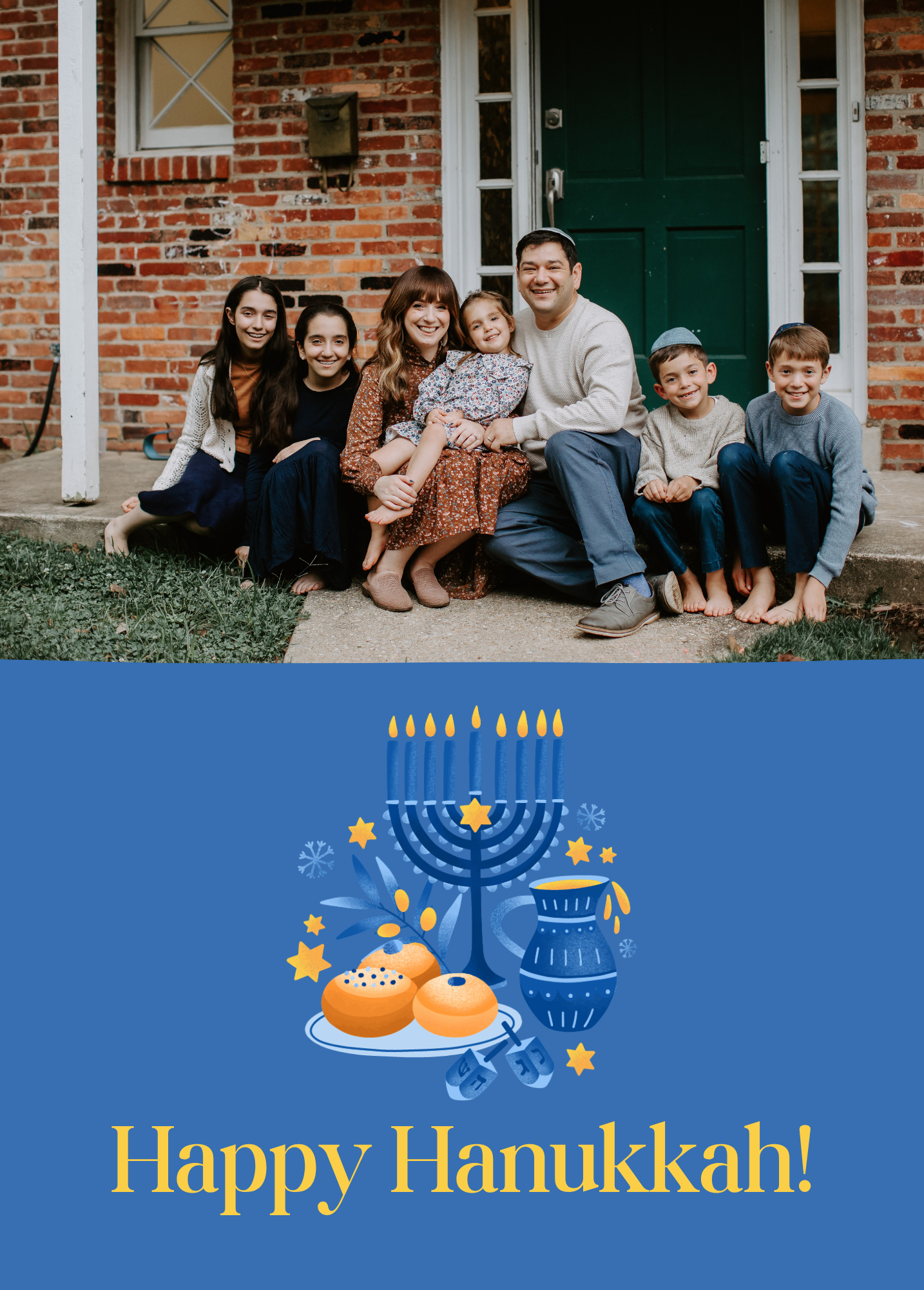 Happy Hanukkah | Hanukkah Photo Card