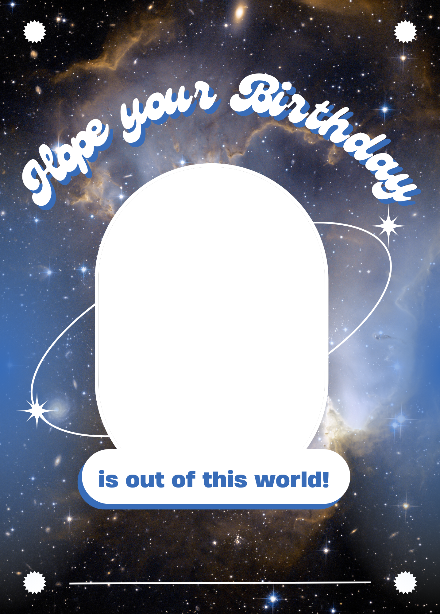 Hope Your Birthday is Out of This World | Birthday Photo Card