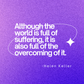 Overcoming | Motivational Quote Card