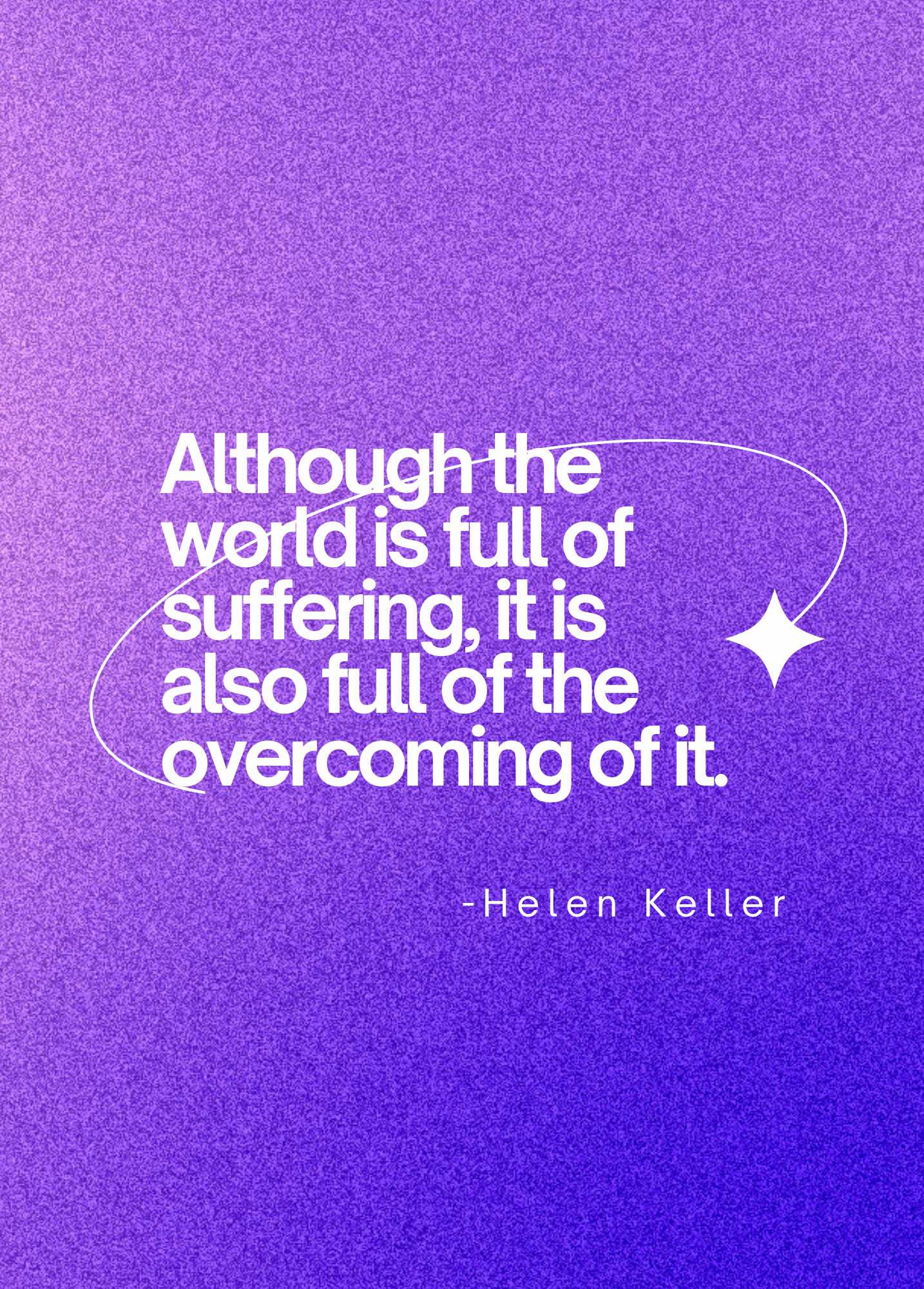 Overcoming | Motivational Quote Card