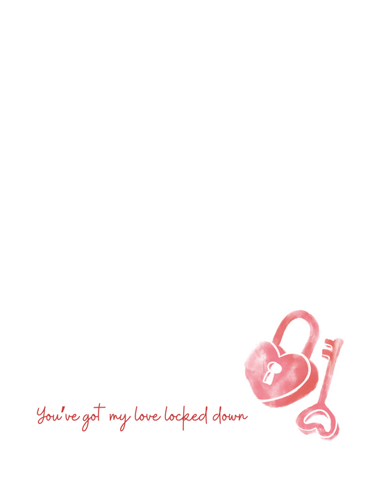You've Got My Love Locked Down | Letter
