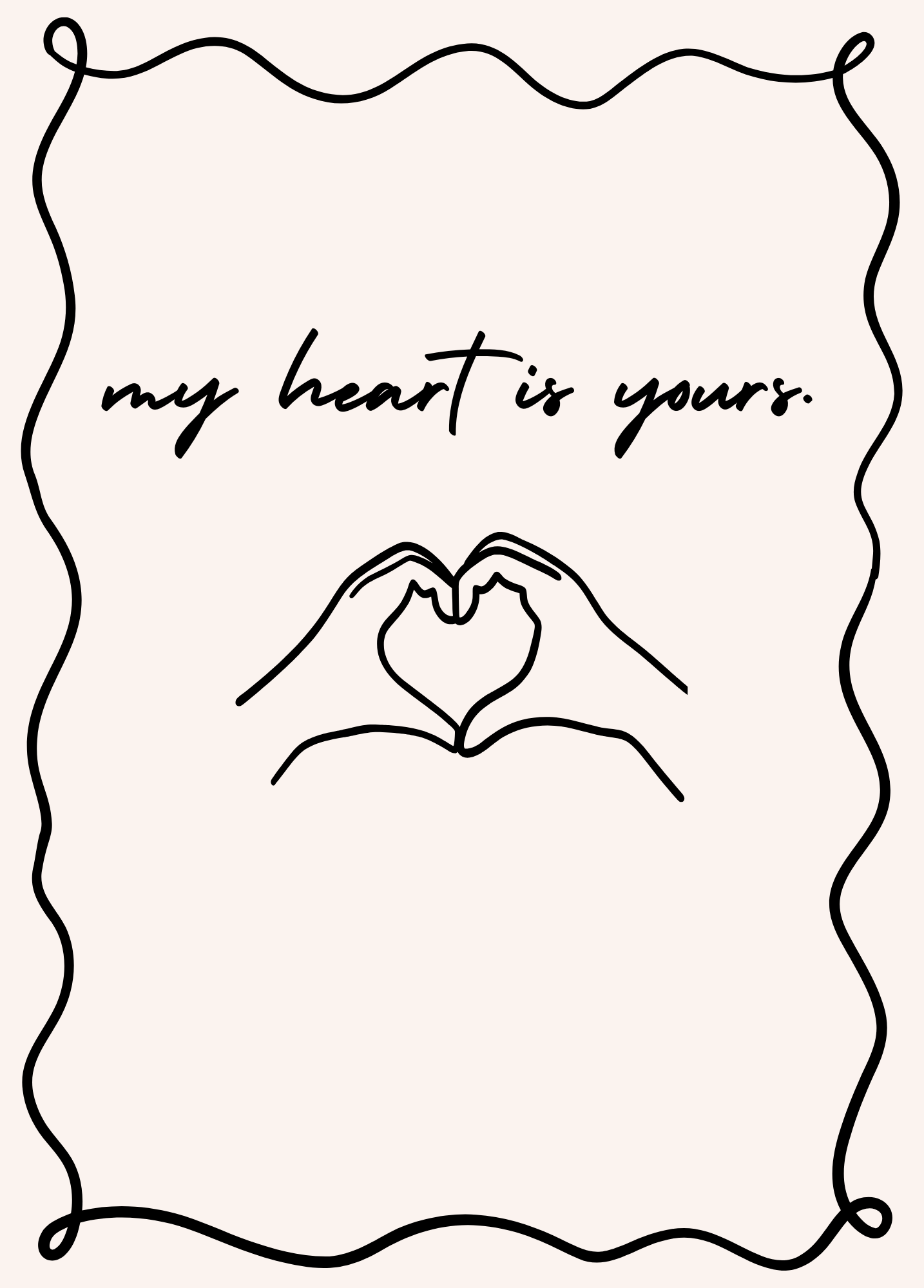 My Heart is Yours | Love Card