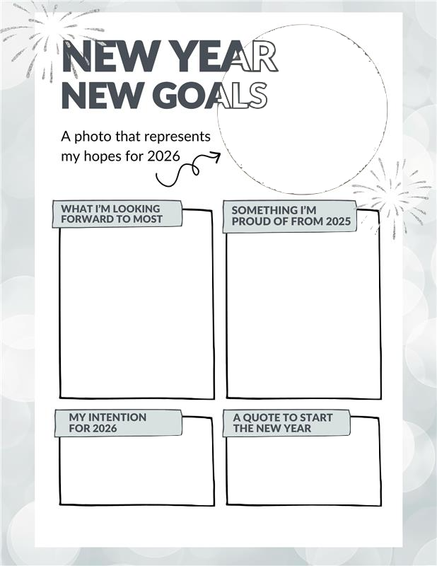 ✨NEW✨ New Year New Goals | Interactive Activity Letter