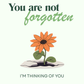 You Are Not Forgotten | Encouragement Card