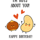 Nuts About You! | Birthday Card